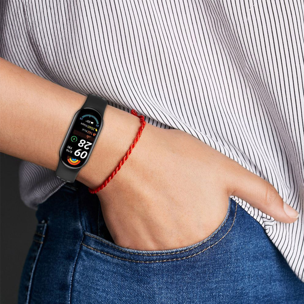 Pasek Tech-Protect Iconband Air do Xiaomi Smart Band 10 / 9 / 9 NFC / 8, czarno-żółty